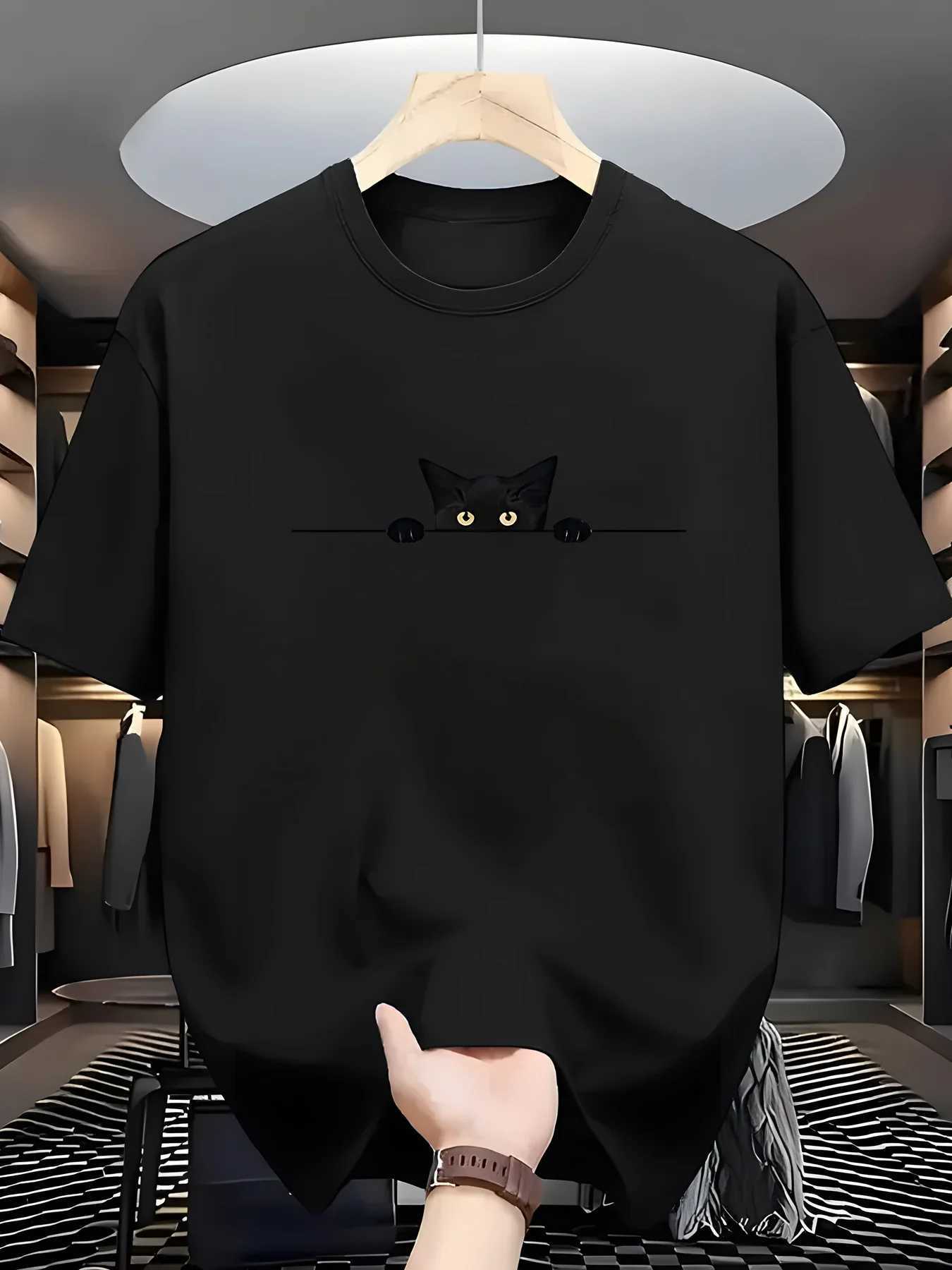 Men Casual T-shirt Summer New Style Suitable for Daily Wear with A Street Retro Style Versatile Trendy Suitable Both Men Women M260317