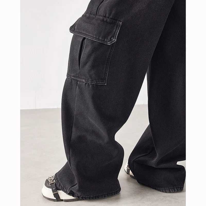 2025 Fashion Hot Sale s Thin Baggy Jeans Lady Chic Designer High Waist Pants Female Korean Leisure Denim Trousers M260317