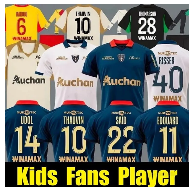 Maillot RC Lens 25 26 Soccer Jerseys Home Away Saint-Barbe Special EL AYNAOUI KAKUTA FULGINI DIOUF SPIERINGS GANAGO SOTOCA WAHI Football Shirt 2025 2026 men kids
