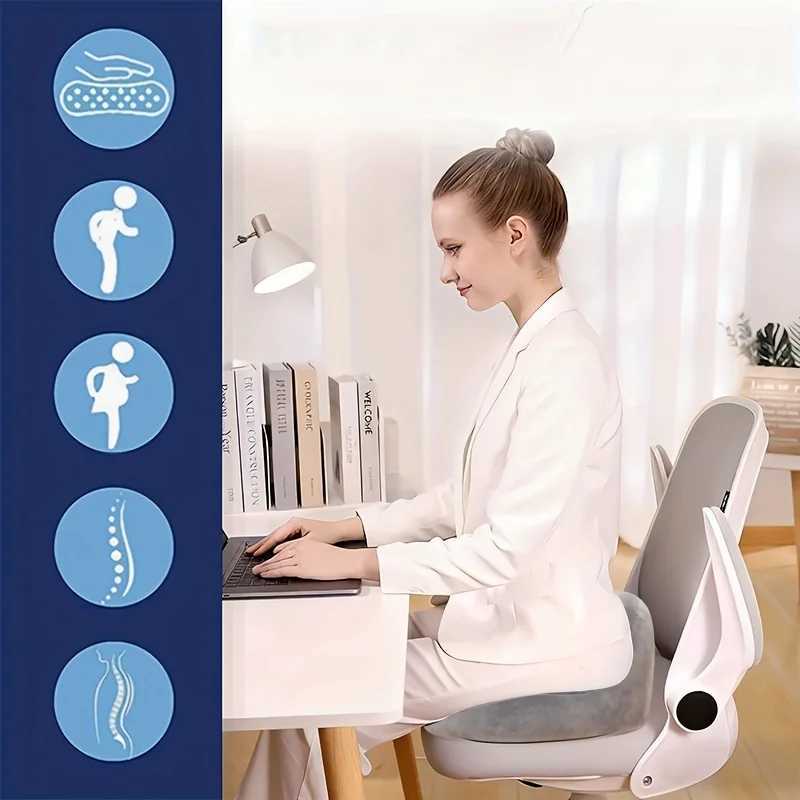 Memory Foam Donut Cushion for SciaticaHemorrhoid Support Tailbone Care Pregnancy Seat CushionOffice Chair Cushion D260317