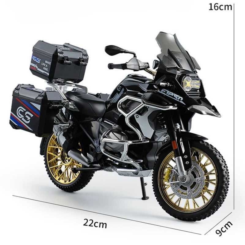 Simulation 1/10 Scale R 1250 GS Adventure Alloy Motorbike Model Children Alloy Motorcycle Model Toy Collection Home Decor D260317