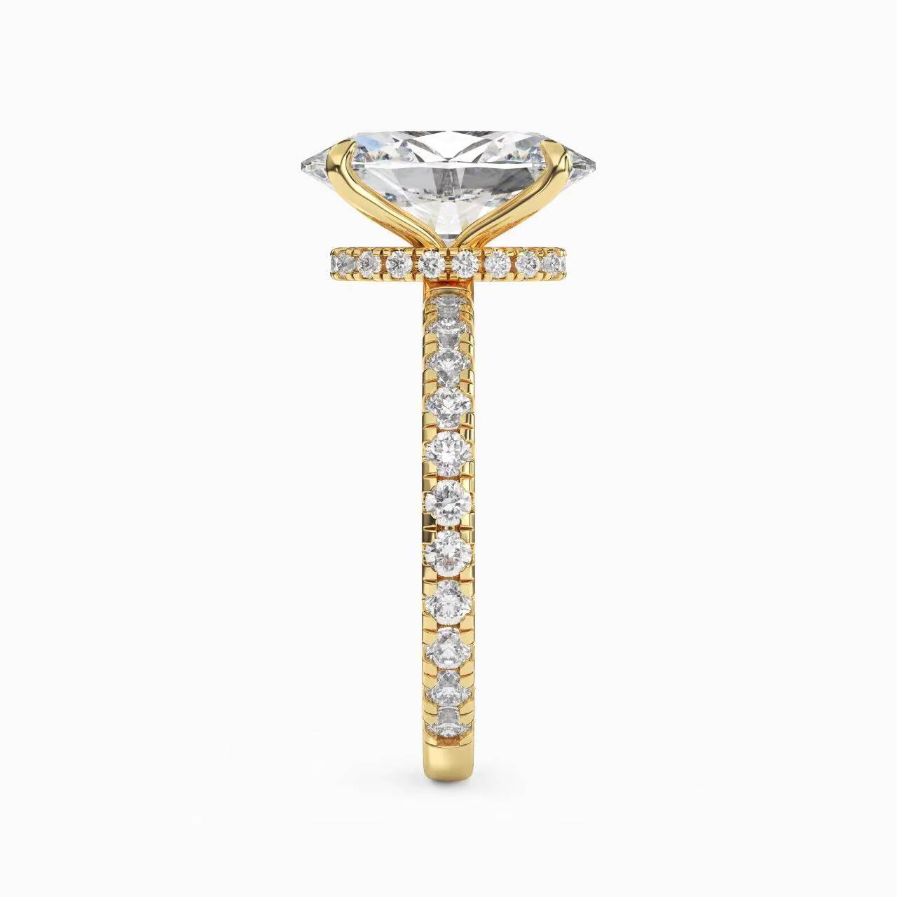 Factory Custom 14k 18k Gold Lab Grown Diamond Rings 05ct 1ct 2ct 3ct IGI Certified D VVS Lab Grown Diamond Jewelry