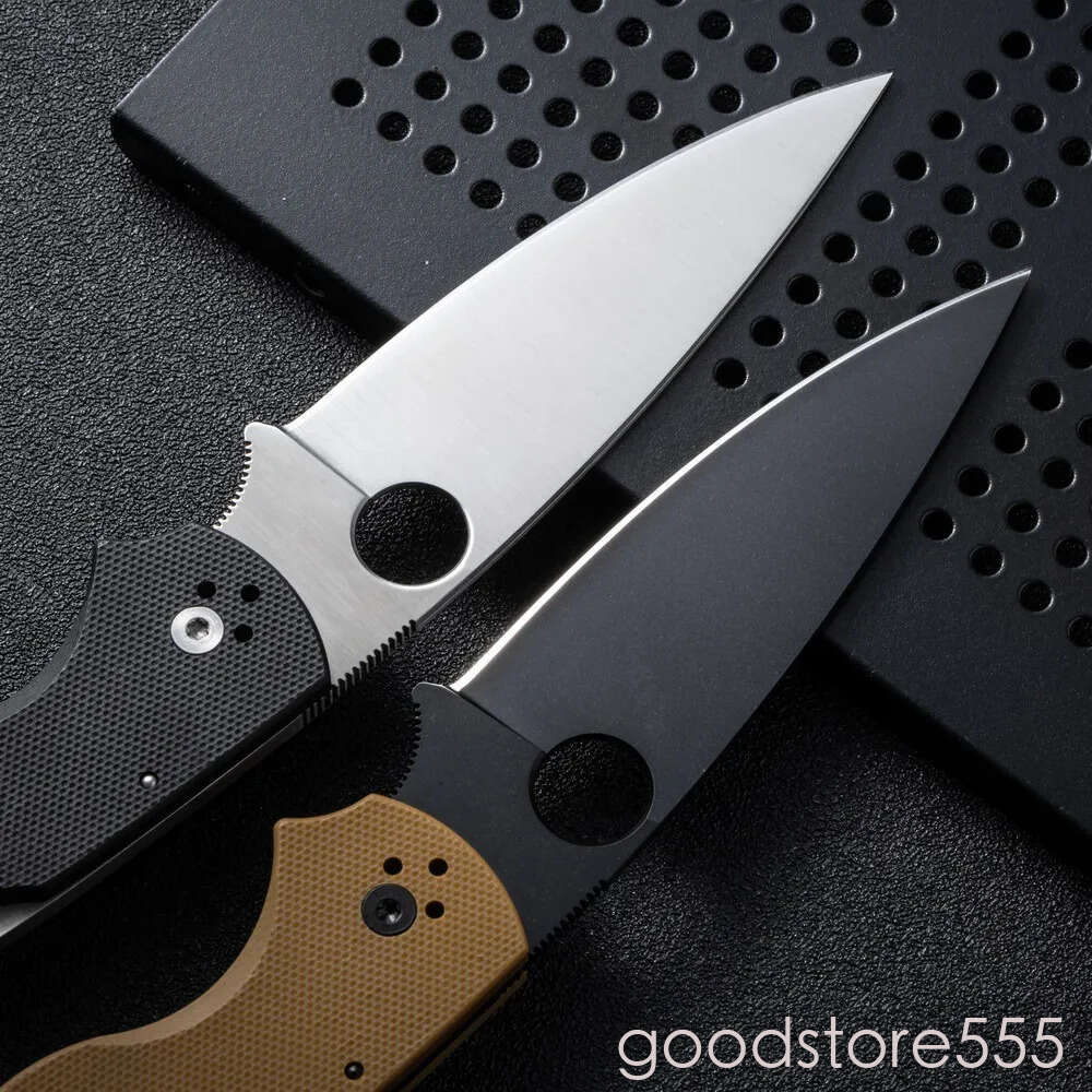 C244CPM Folding Blade Knife 3.7 fixed blade knife S30V pocket knife couteau Blade, G10 Handles