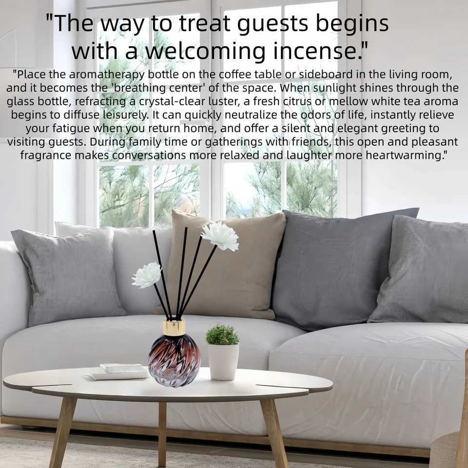 Bottle 100ml PinePatternedR oundG lassB ottlew ithR attana ndF oamF lowersB eautifulH omeD ecorationF ragranceD iffuserf orB edrooma ndL iving D260317