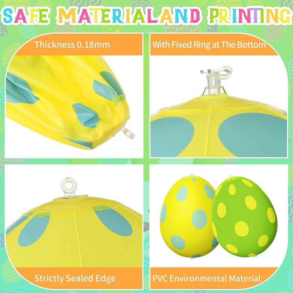 PVC Easter inflatable Easter eggs are used for decorating courtyards lawns gardens holiday parties indoor and outdoor H260316