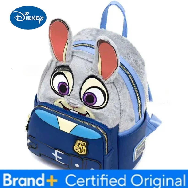 Disney new Loungefly Plush Skin Series Zootopia Judy Hopps Lotso Stitch Mini backpack
