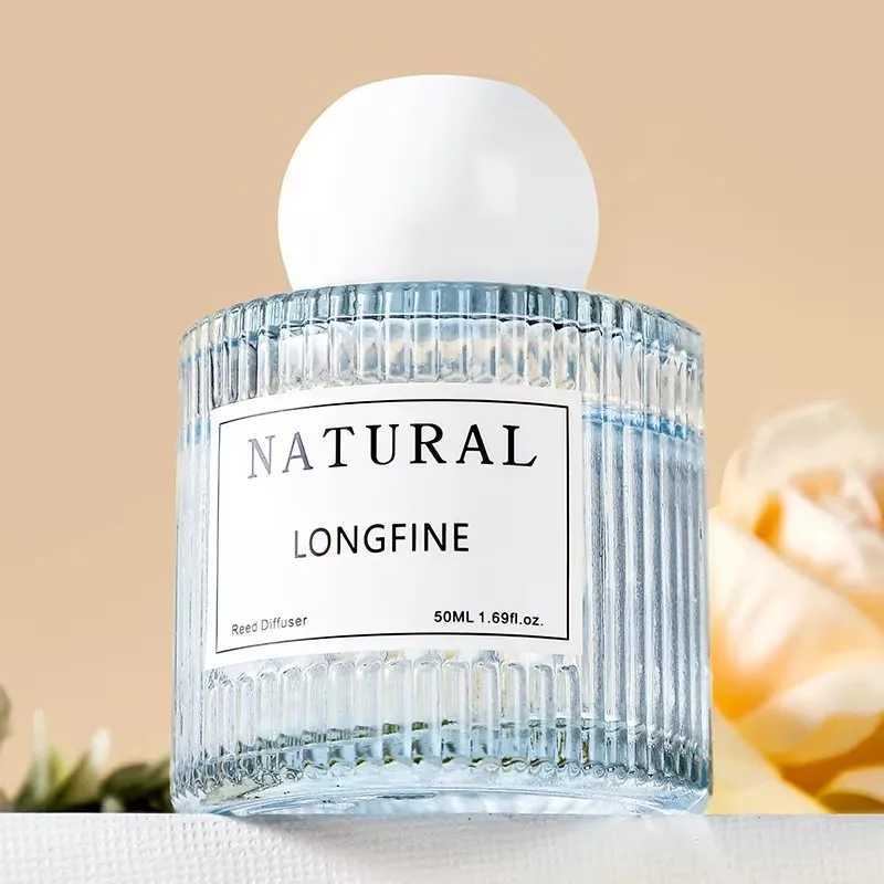 1pc Reed Diffuser Set- Aromatherapy Fragrance Oil for Home Decor Romantic Air Freshener with Rattan Sticks Long Lasting Scent D260317