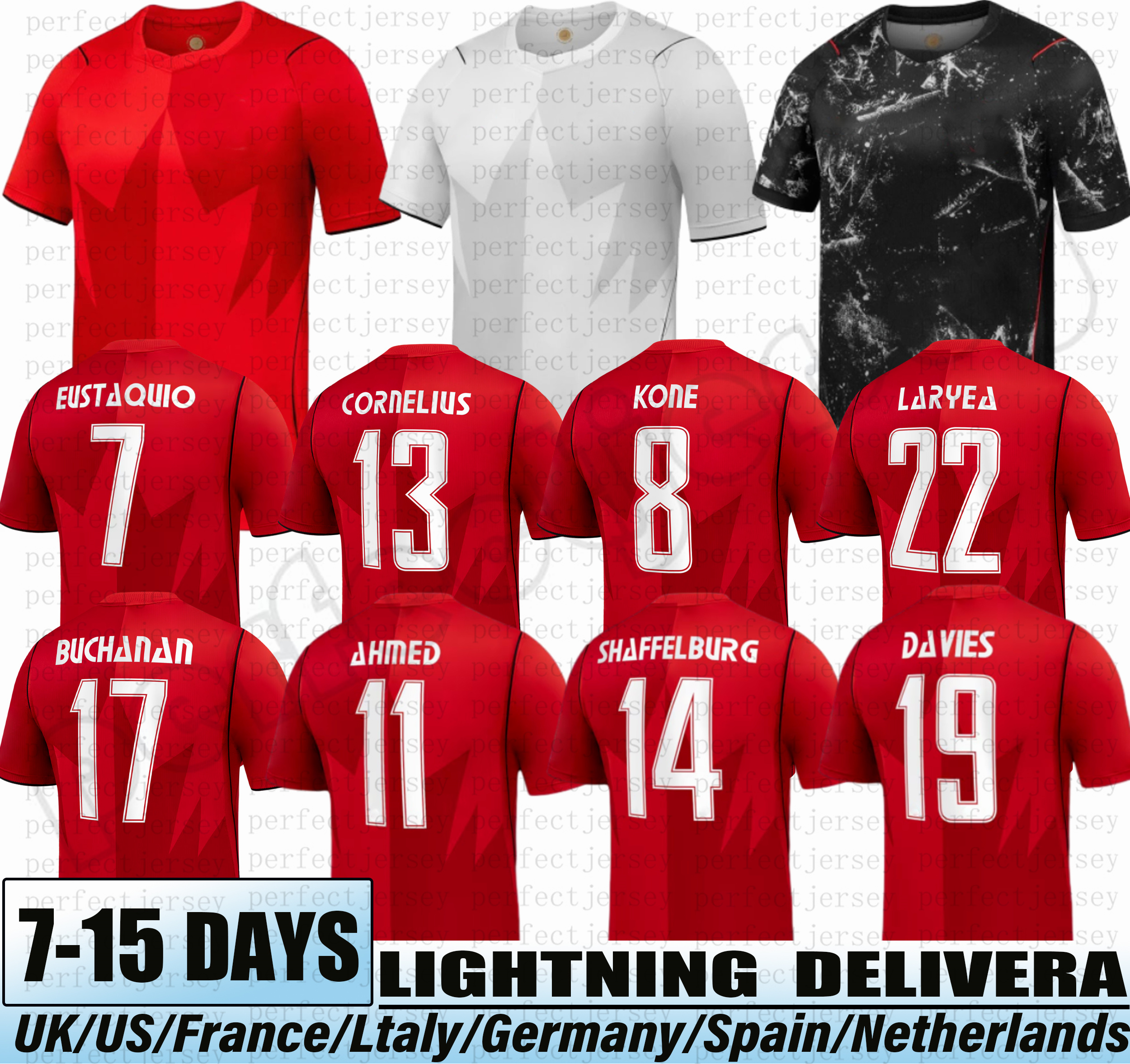 2026 Canada World Cup Soccer Jerseys national team 26 27 DAVIES J.DAVID LARIN UGBO CAVALLINI MILLAR EUSTAQUIO FRASER football shirt home playe THIRD men