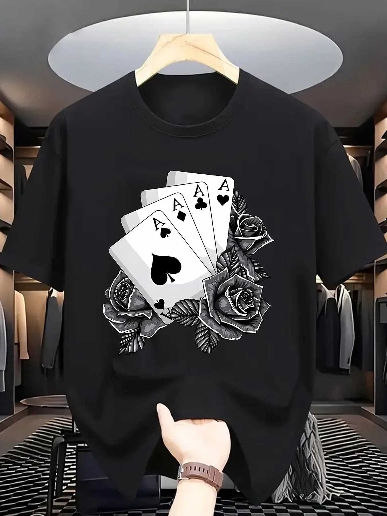 New Men Summer Fun and Fashionable T-shirt Suitable for Daily Casual Wear Versatile and Comfortable Loose Style 100 Pure Cotton M260317