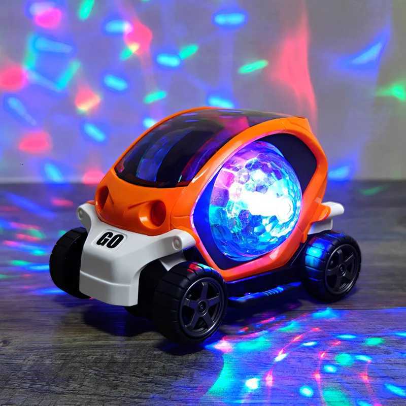Electric Turn To Music Lights Dazzling Toy Car Model Boy Birthday Holiday Best Gift Y260316
