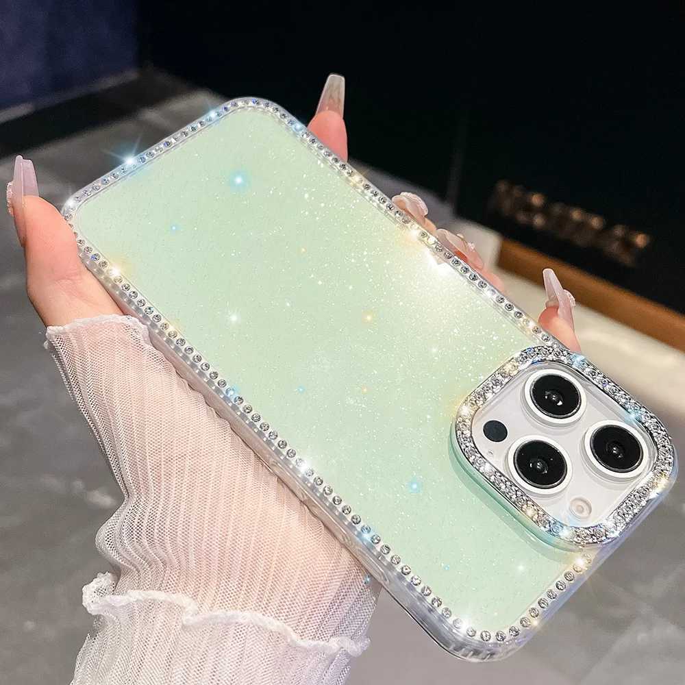 Bling Glitter Clear Phone Case For iPhone 17 Pro Max Case iPhone 13 15 14 16 Pro Max 17 Air Shockproof Silicone Soft Cover Funda C260314