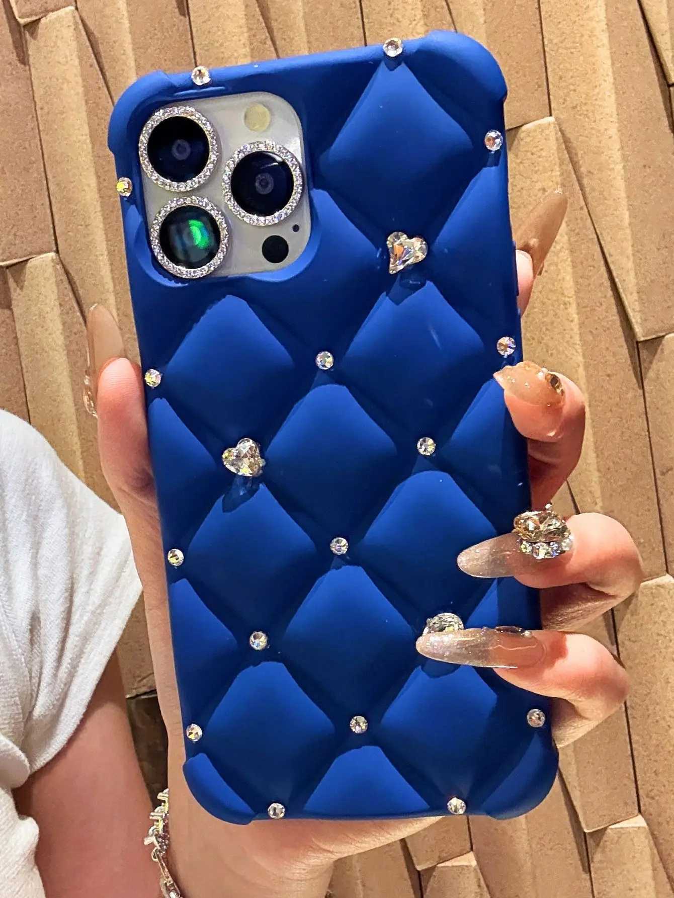 Luxury Designer Glitter Diamond for iPhone 16 Pro Max 13 14 11 12 Pro Bling C Stylish Phone Cover for iPhone 15 17 C260314