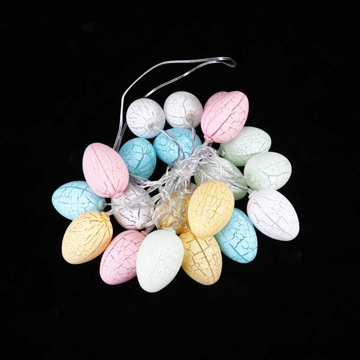Easter Egg String Light 20 Leds Warm Glow USB Powered Low Heat Output Decor for Living Room Bedroom Garden String Light H260316