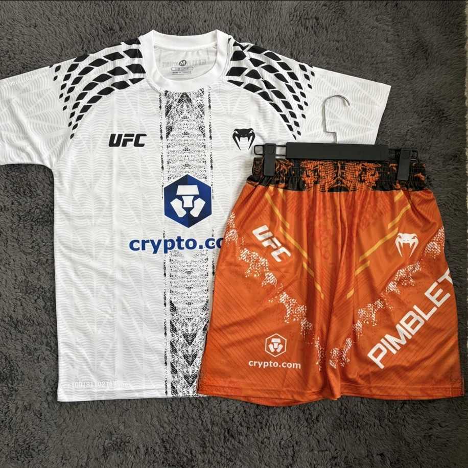 2026 Summer New 324 Paddy Pimblett Fight Night Tee Shorts Set Men MMA Octagonal Cage Oversized Jiu-Jitsu Training Boxing Set X260316