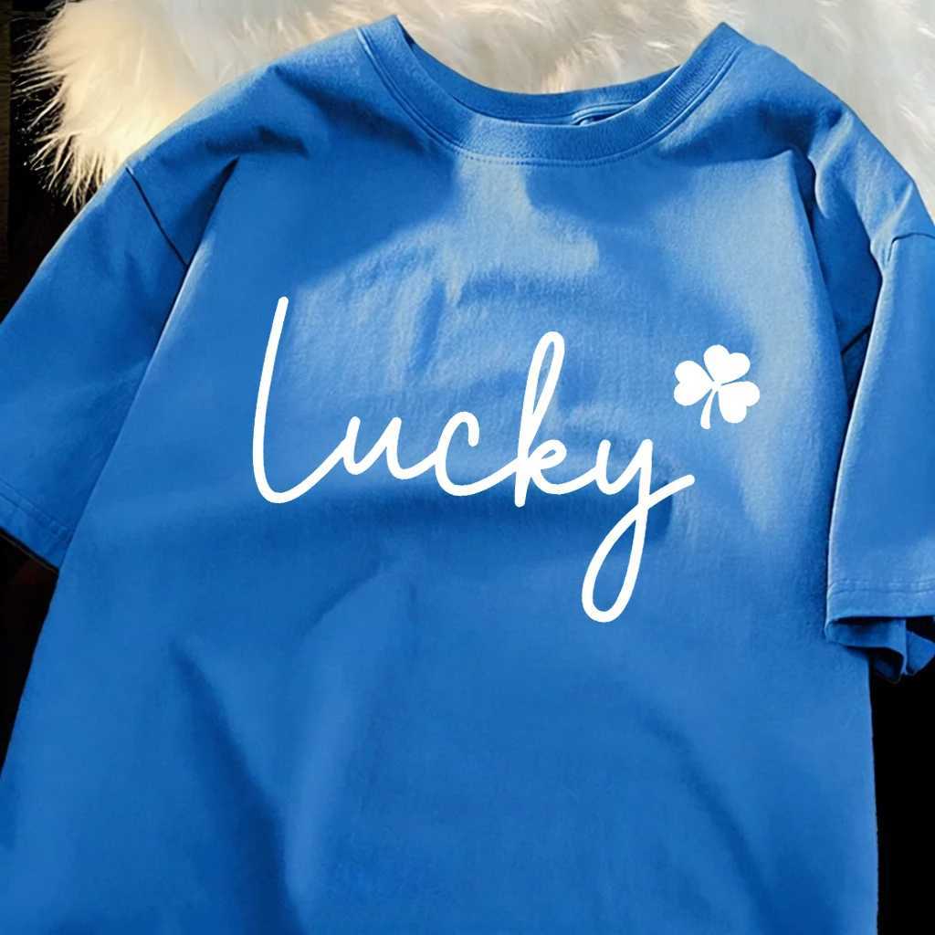 Script Printed Man O-Neck Office T-Shirt Casual Loose T Shirts Sport Cotton Streetwear Summer All-Match Male Short SLeeve M260317