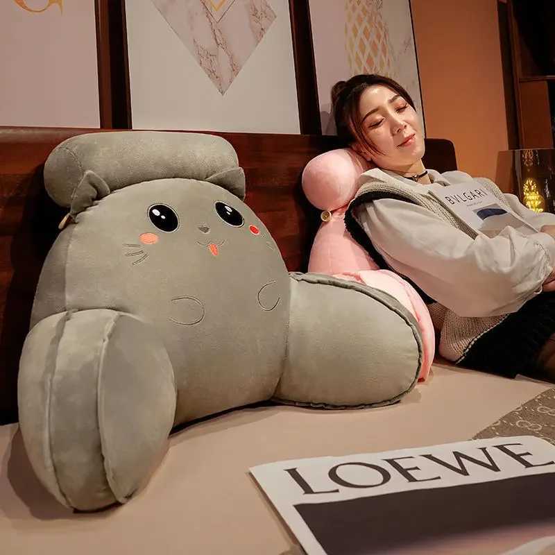 Bedhead soft bag large backrest waist protection cushion dormitory bed backrest cushion office cushion tatami sofa pillow D260317