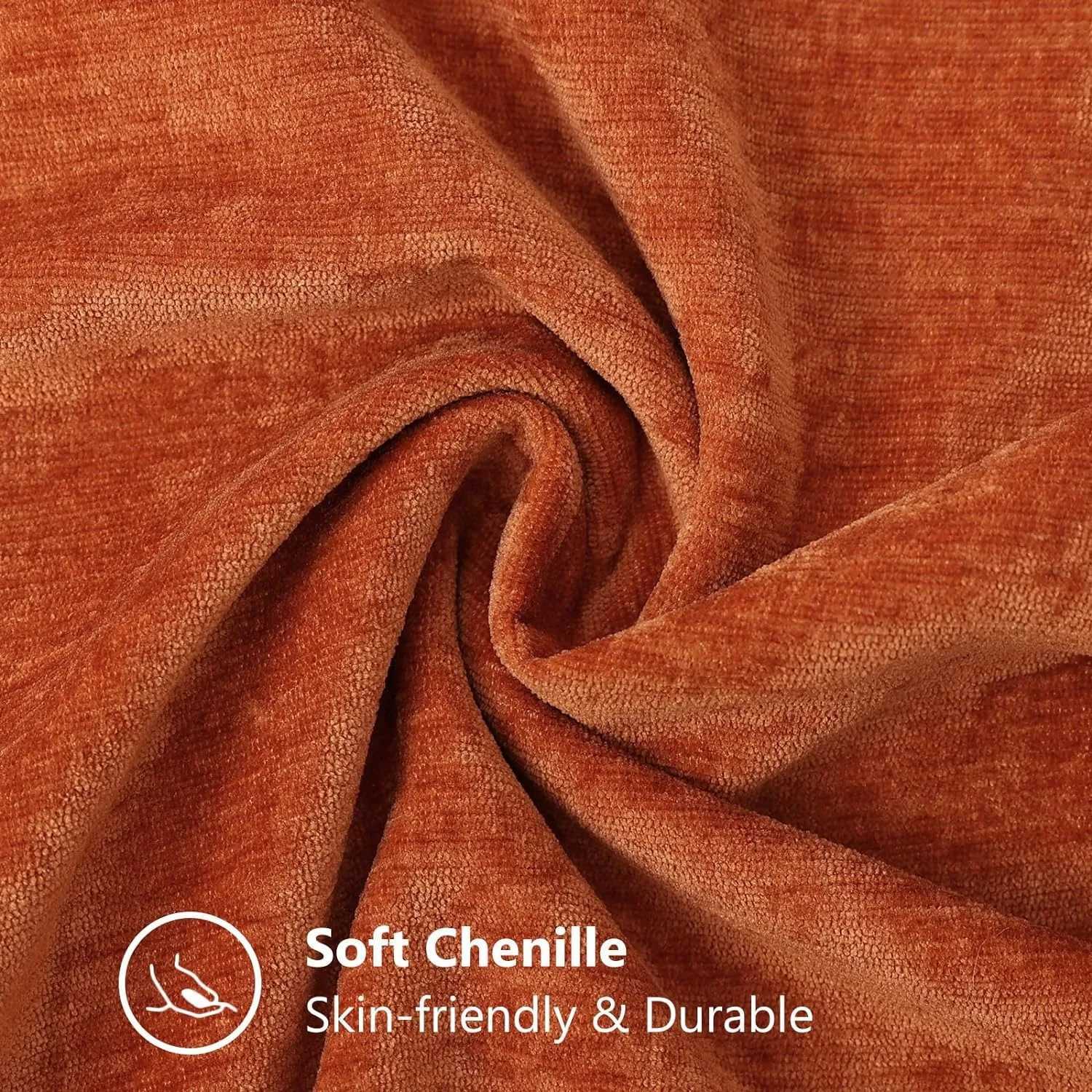 Solid Chenille Cushion Cover 45x45 Pillow Cover 30x50cm Velvet Decorative Throw Pillow Case Soft Luxury For Living Room Decor D260317