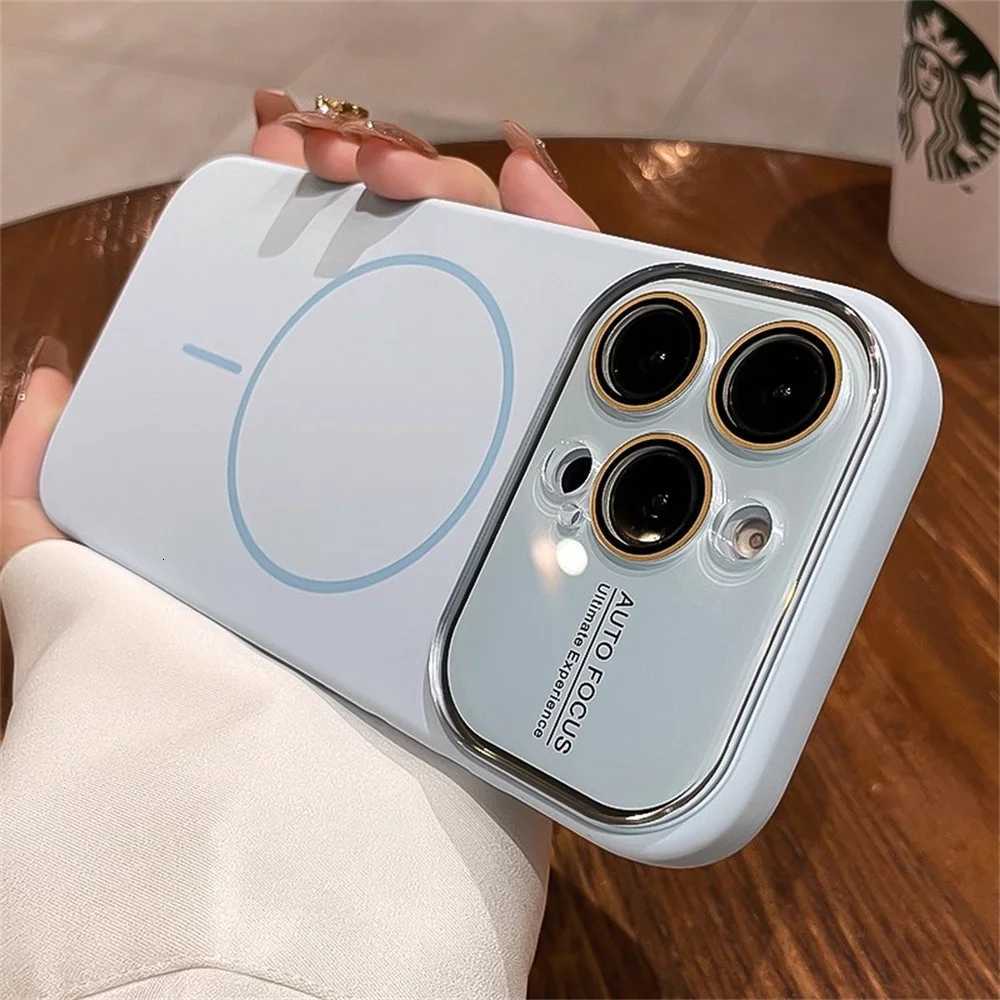 Advanced Liquid Silicone For Case For iPhone 17 Pro Max 16 15 14 13 Magnetic Charging Lens Protect Cover C260314