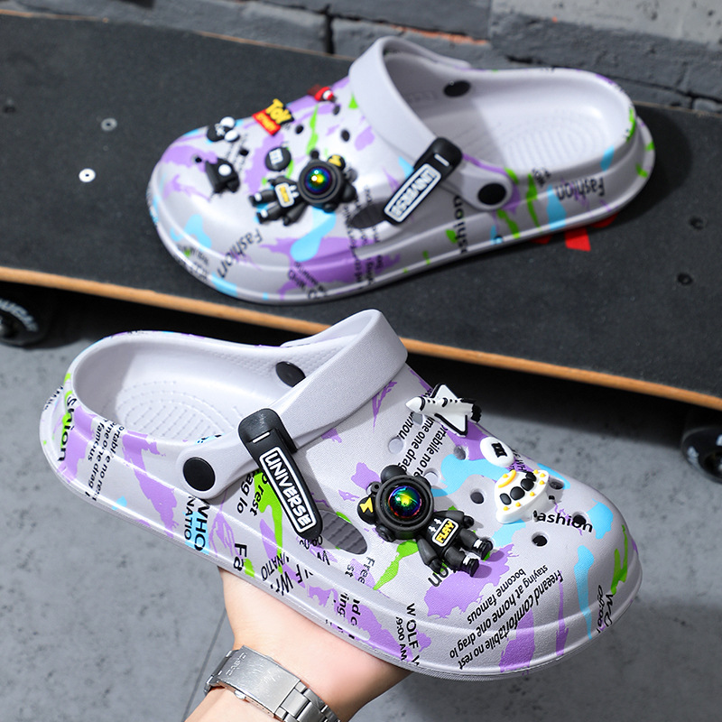 Children Casual Outdoor Slippers Men Women Runners slide Breathable Waterproof Quick-Dry Toddler Pool Shoes Fashion Streetwear Shoes Free shipping