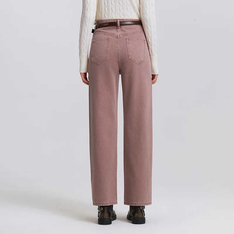 Semir Jeans Women Vintage Long Trousers 2025 New Spring Wide-leg Trousers Comfortable Soft Versatile TrousersT260317