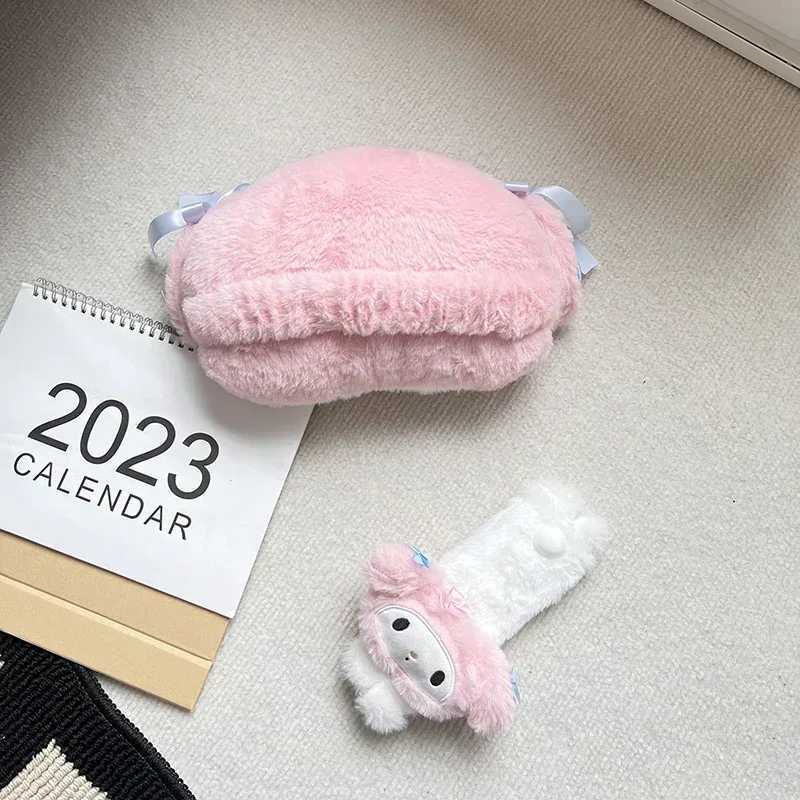 Comfortable My Melody Headrest Back Cushion Seat Belt Cover Soft Japanese Style Cuddly Pillow Lolita Car Decor Xmas Gifts Girl D260317