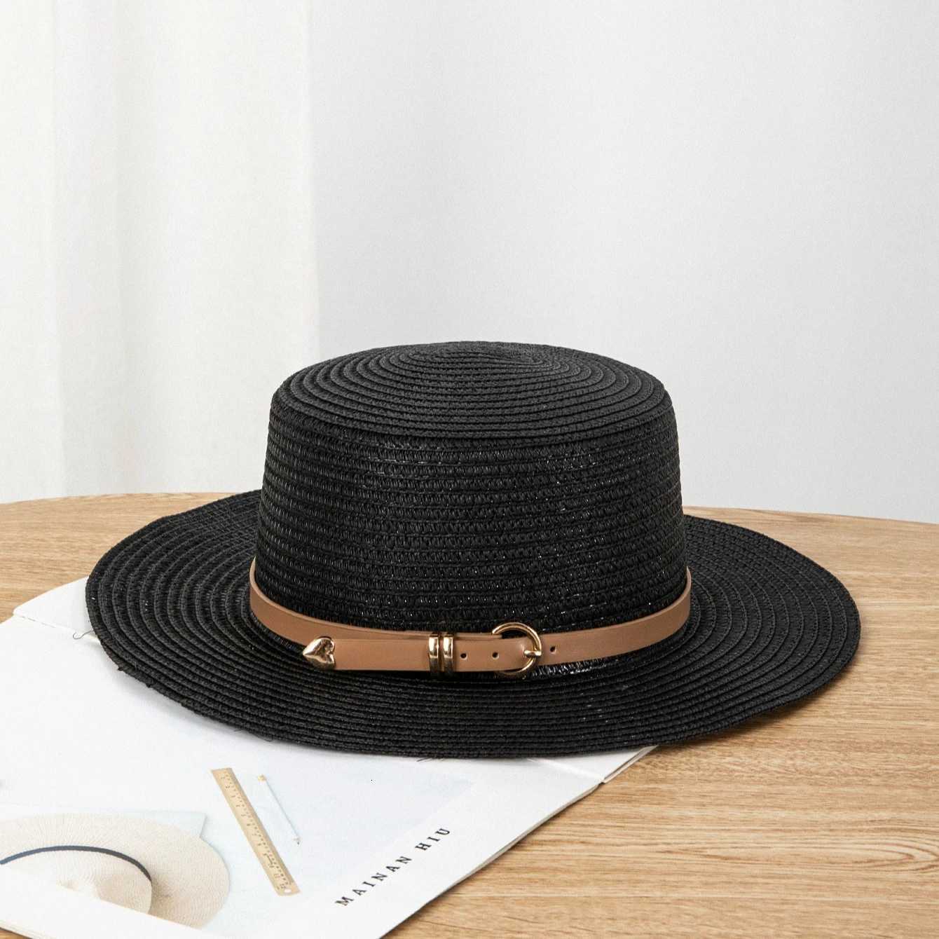 New summer and spring womens styles - Beach style - Wide-brimmed hat - Casual vacation foldable straw hat - Sun hat H260317 - view 3