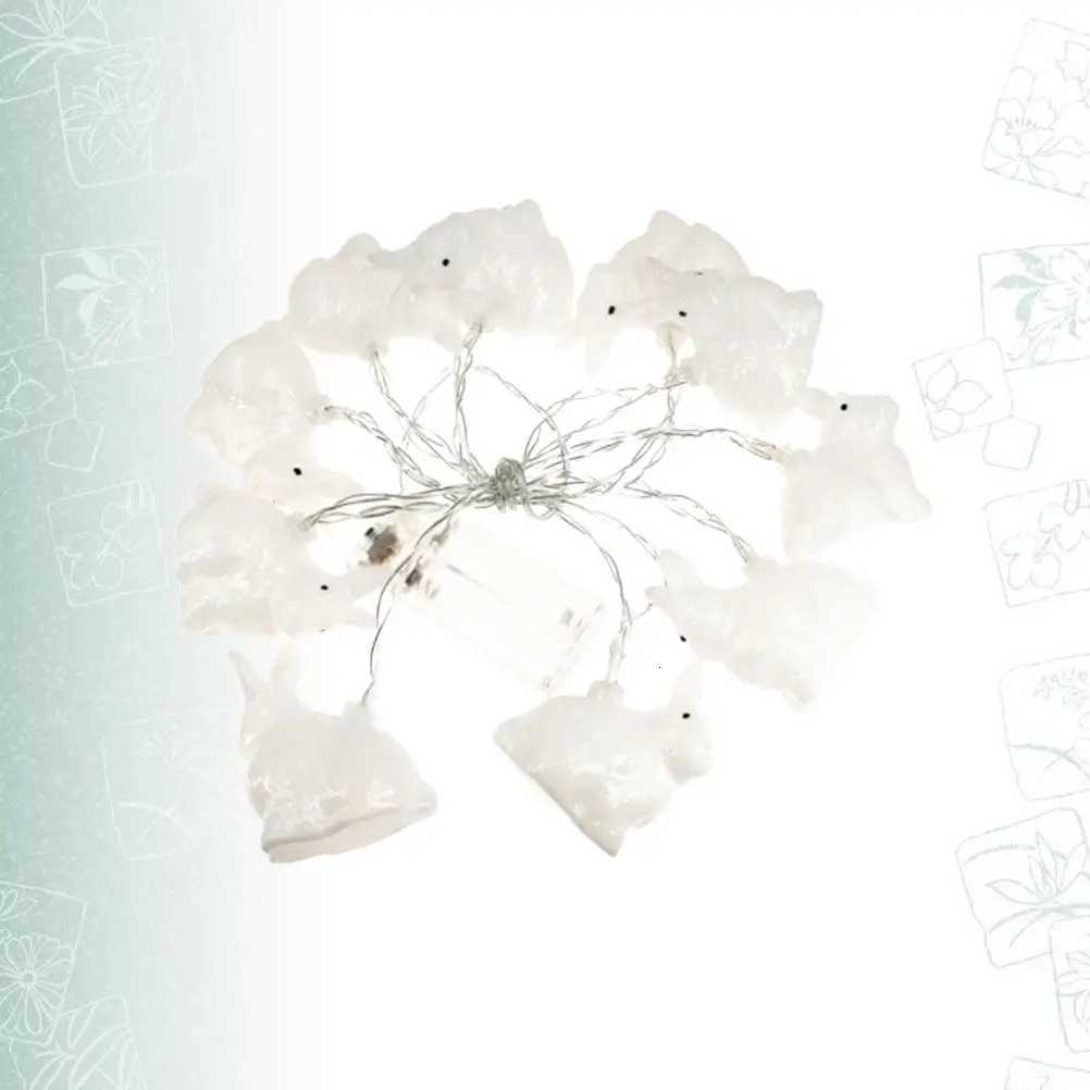 Rabbit String Light Easter Theme 10 LED 15 Meter Warm White Low Power High Brightness Decor Lamp for Indoor Outdoor Party H260316