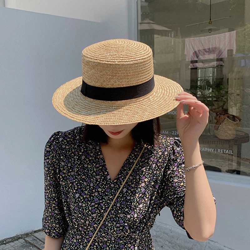 2025 Women UPF50 Wide Brim Straw Sun Hat Foldable Lightweight Adjustable UV Protection Beach Summer Outdoor H260317 - view 6