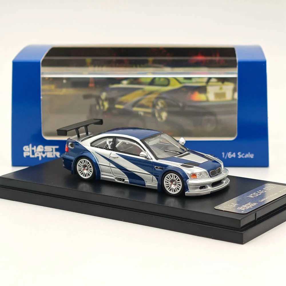 Ghost Player 164 for M3 E46 GTR by DCM Diecast Model Car miniature Limited Collection Auto Toys Gift D260317