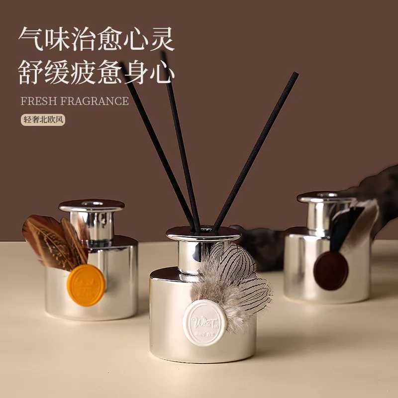120ml Feather Home Aromatherapy Non Fire Vine Deodorizing Fragrance Essential Oil Toilet Odor Removal D260317