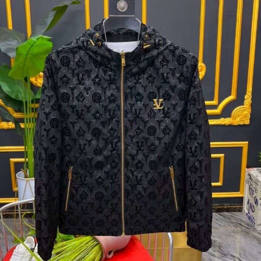 Reversible Spring Autumn New Men's High-End Hooded Double-Sided Jacket Fashionable And Versatile Casual Wear Asia Size
