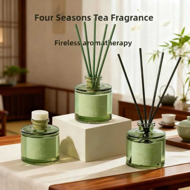 1PC 50ml Reed Diffuser Gift Set Home Fragrance Oil with Reed Sticks Home Air Freshener Essential Oil for Bathroom Accessories D260317