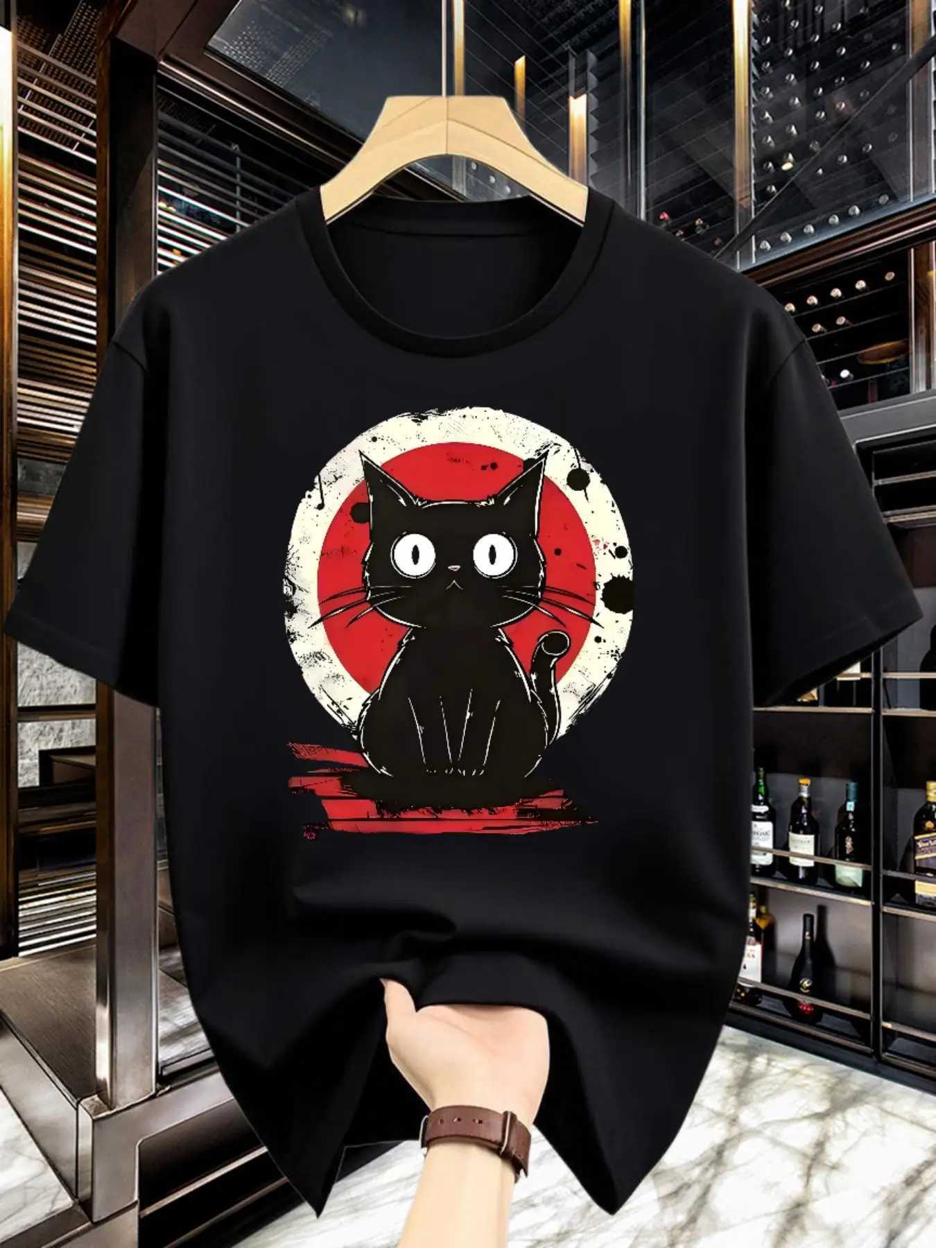 New Summer Men Casual Loose T-shirt - Fashionable Street Style Stylish and Comfortable Made of 100 Pure Cotton Soft Texture M260317