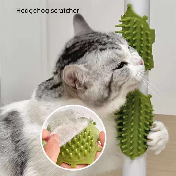 Tool Pet Table Leg Strap Comb Silicone Wall Corner Massage Kitten Board Cat Toy Hair Scratching Artifact