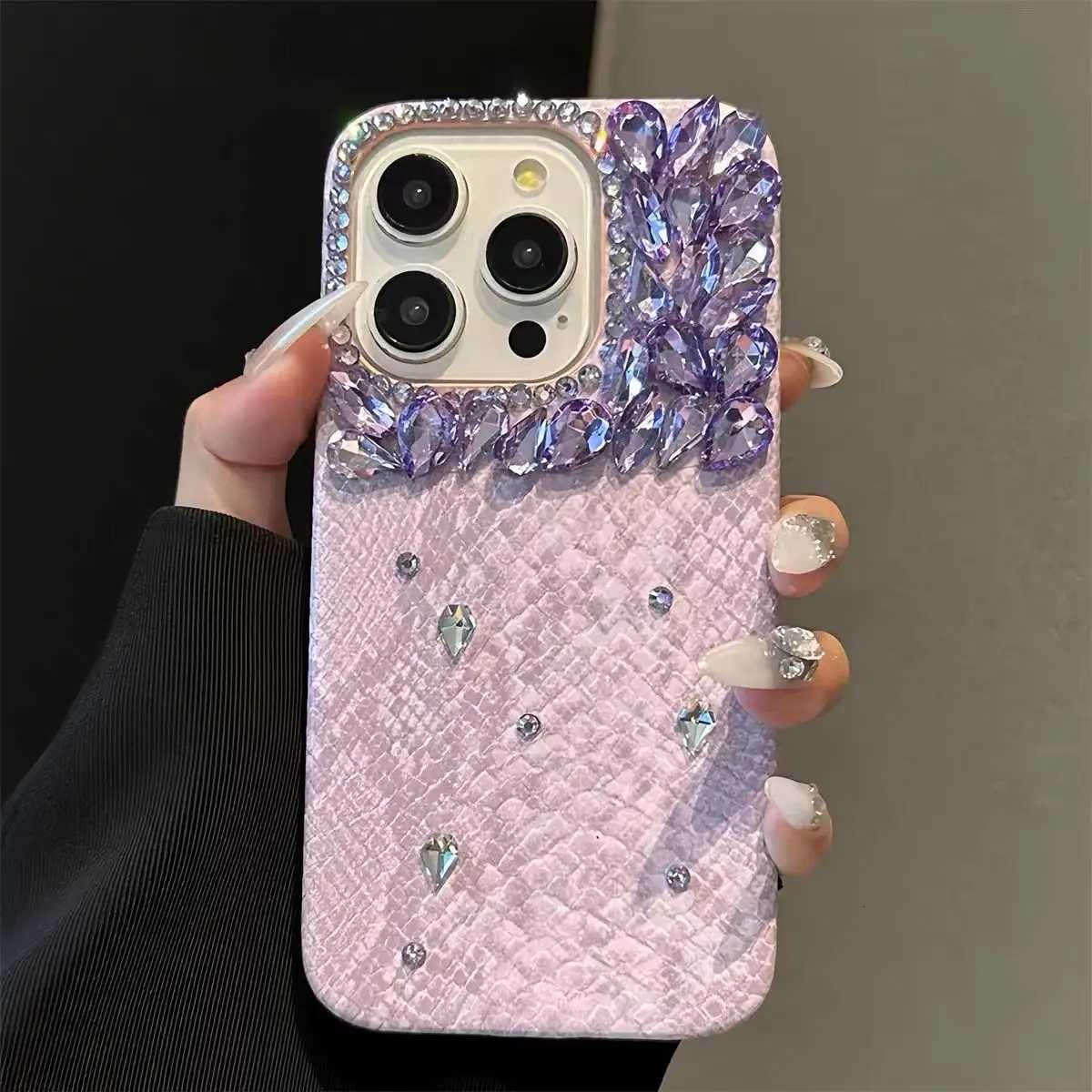 Luxury New Lady Snake Diamond Handmade Cust Bling Phone Case Cover For iPhone 17 16 15 13 14 11 12 Pro Plus Max C260314