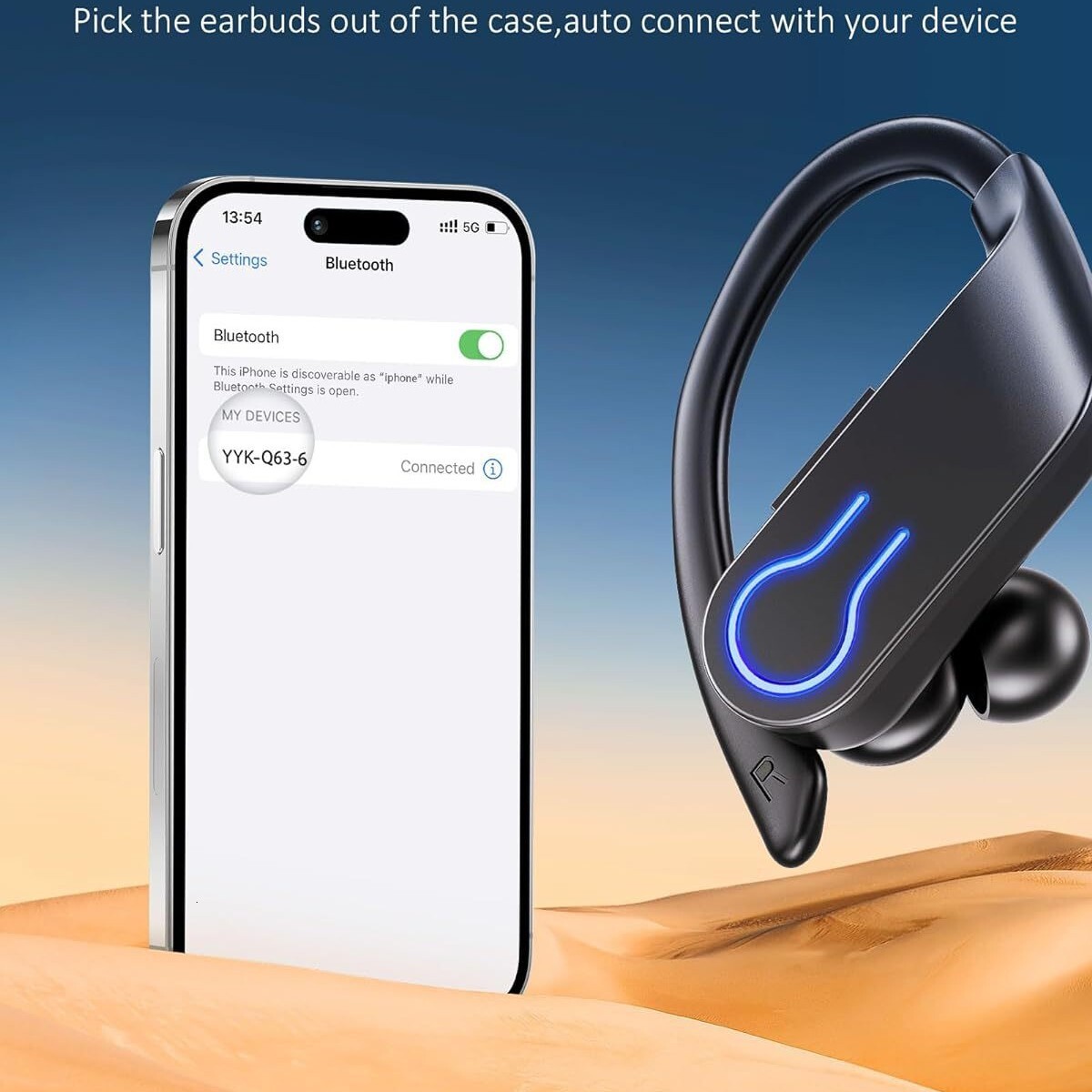 Wireless Bluetooth Headphones Headphone Pods Bluetooth Earbuds High Sound Quality Noise Cancelling Long Battery Life Sports Gaming Wireless In Ear Pri
