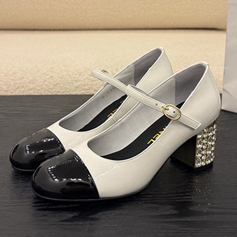 Luxury Designer Women Mary Jane Crystal High Heels 2026 Summer New Collection Fashion Women High Heels 6cm Crystal Heels Sheepskin Inner Casual Lady Sandals