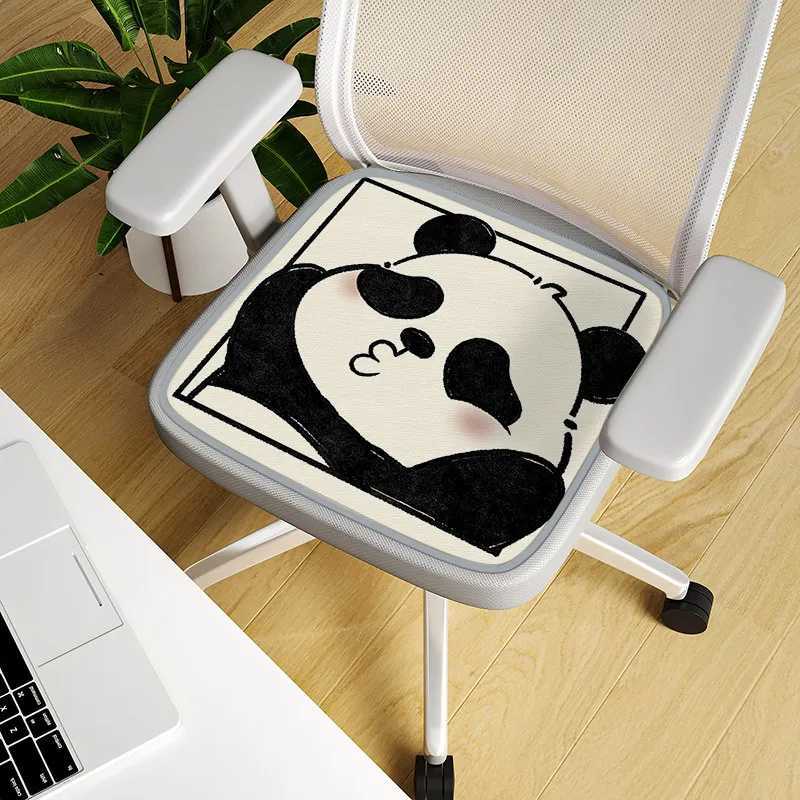 30x30cm Summer Ice Silk Cushion Office Cartoon Panda Childrens Bench Sofa Cushion Car Cushion Learning Table Cushion cushion D260317