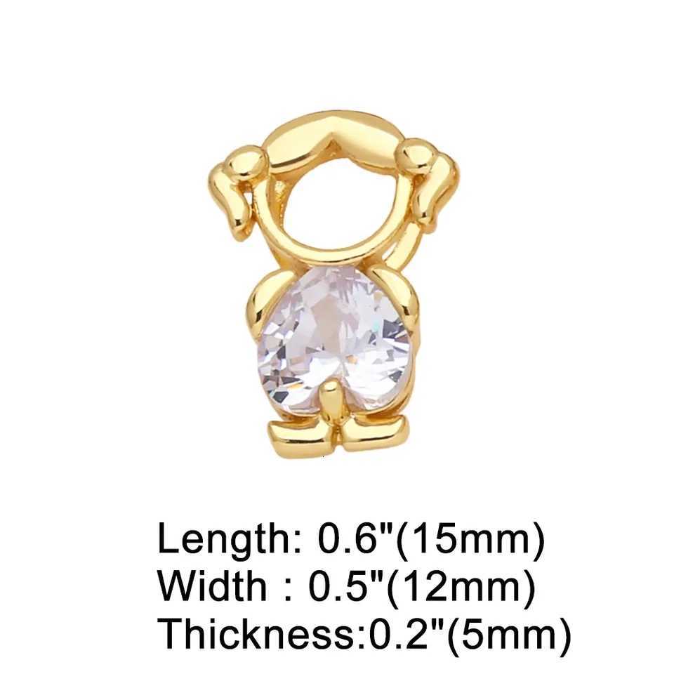 Nidin Fashion Cute Girls Boys Pendant Necklaces For Women Heart Shape Crystal Zircon Charm Clavicle Chain Jewelry Birthday GiftsXJ260317