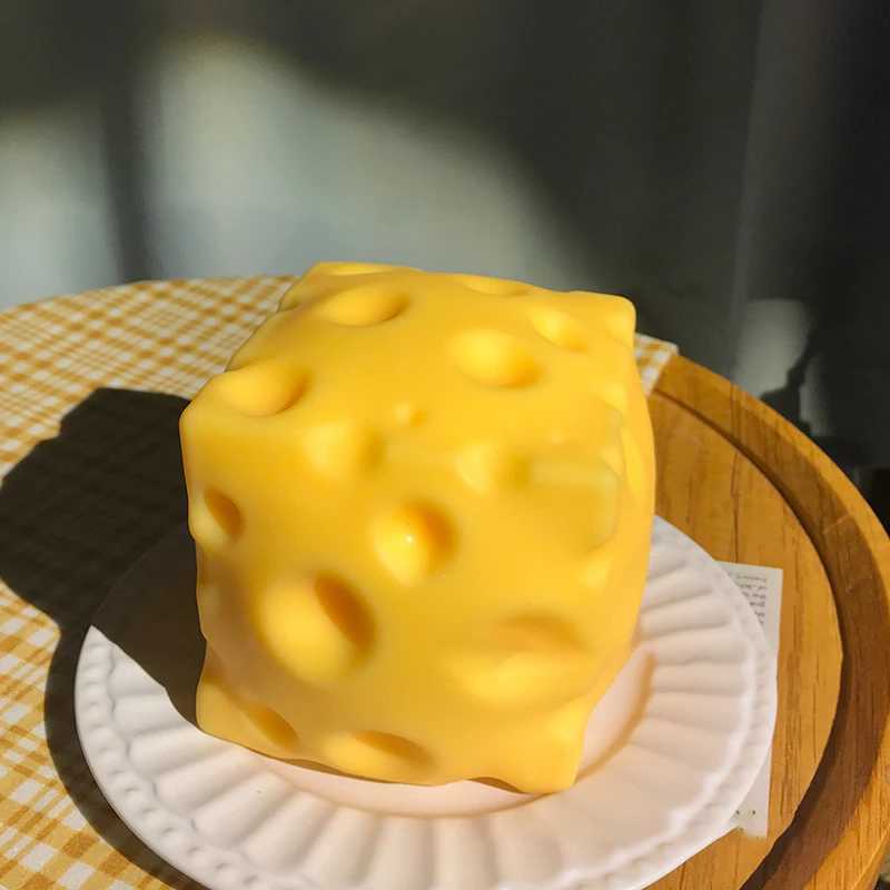 2026 New Cheese Pinch Pressure Ball Decompress Vent Ball Office Home Decoration Viscous Slow Rebound Gifts For Adults Children H260324