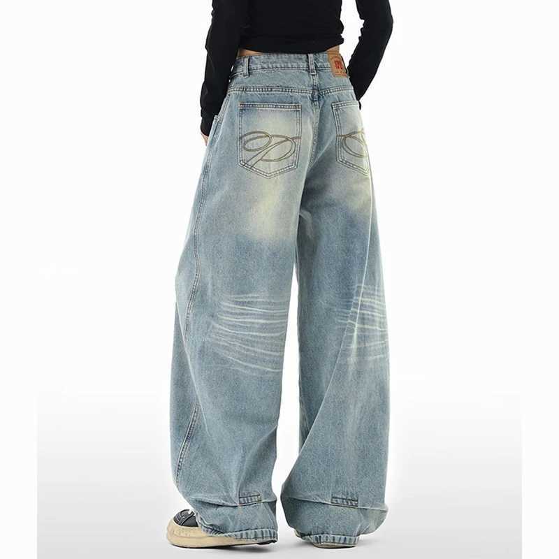 New Fashion s High Waist Jeans Women Korean Classic Straight Leg Denim Trousers Lady Retro Casual Solid Pants M260317