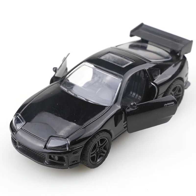 bagged 136 Alloy Car Model modeling Vehicle Supra Racing Sports Pull Back Car Ornaments Collection Toys For Boy child D260317