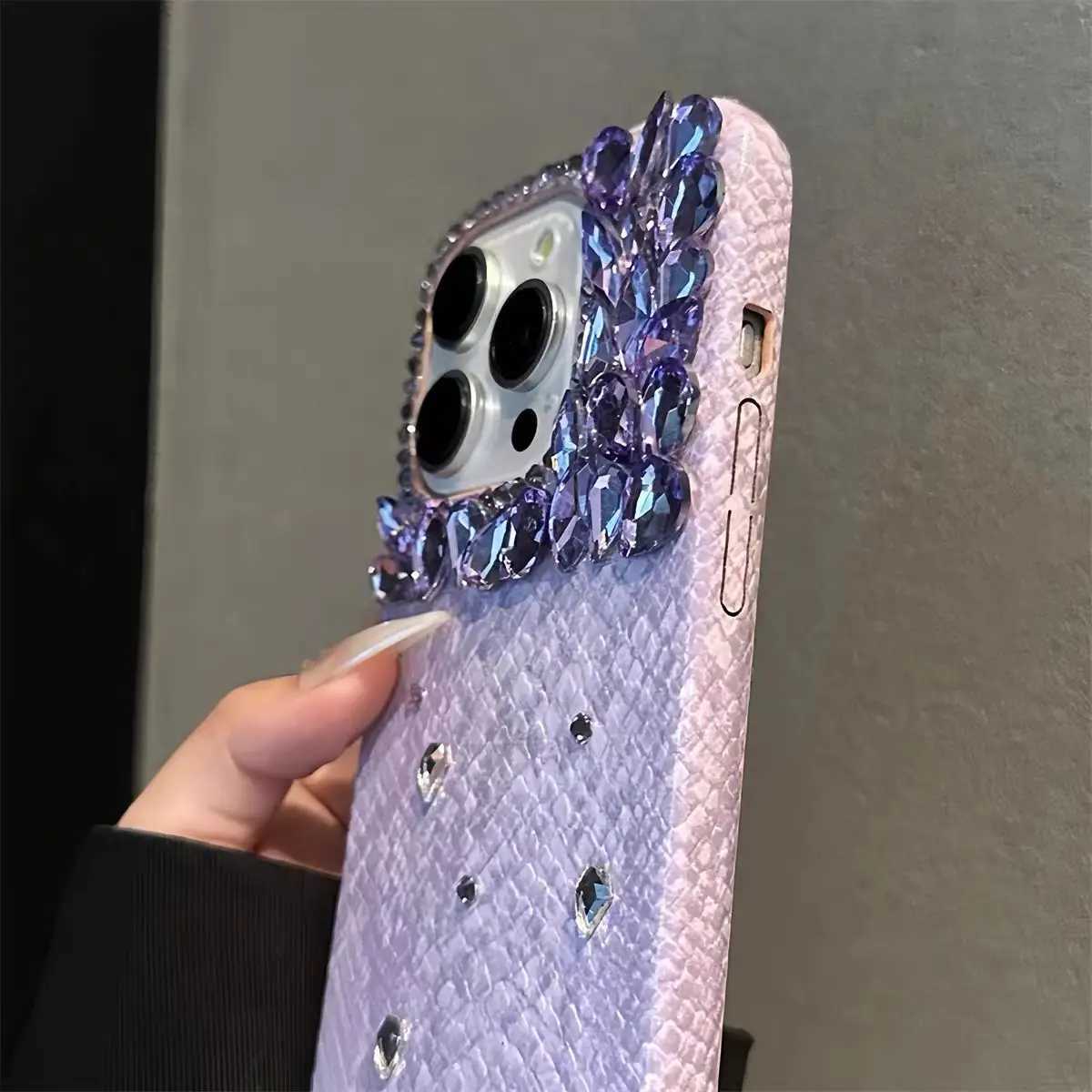 Luxury New Lady Snake Diamond Handmade Cust Bling Phone Case Cover For iPhone 17 16 15 13 14 11 12 Pro Plus Max C260314