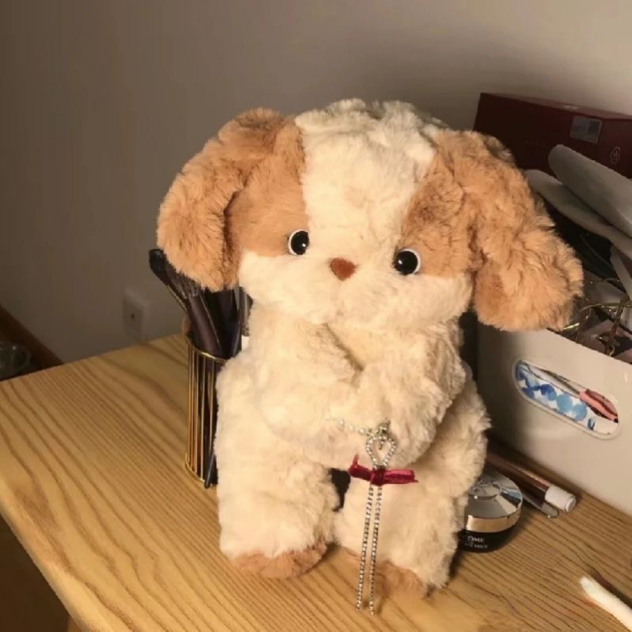 Cute Internet celebrity rabbit doll good night rabbit puppy sleeping doll cotton doll plush toy girl gift
