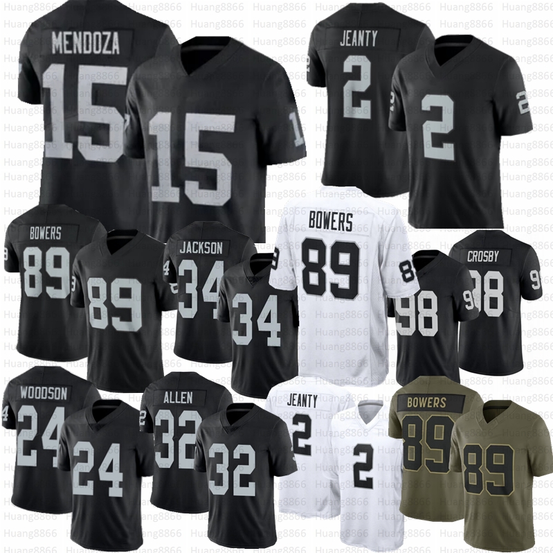 Lasvegas Fernando Mendoza Raiderss jersey Maxx Crosby Brock Bowers Raider jersey Ashton Jeanty Kirk Cousins Bo Jackson Charles Woodson Football Jerseys