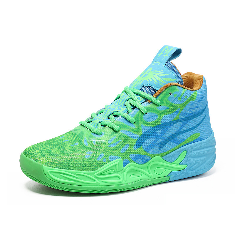 Spring high-top basketball men's cement star junior high school students real combat sports ball shoes 39-45