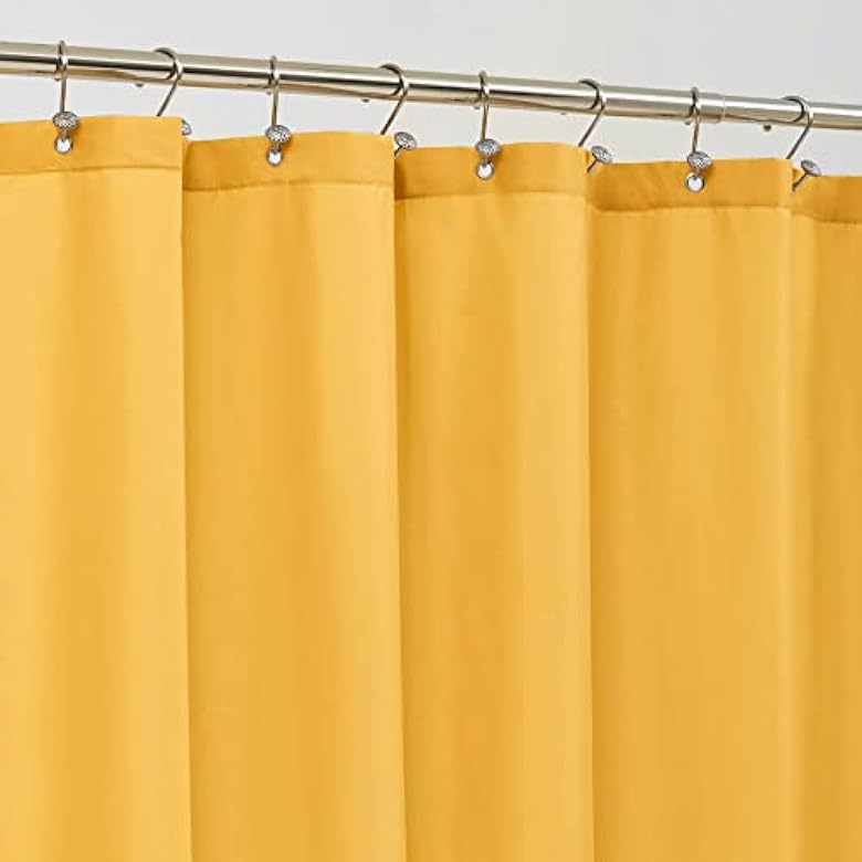YL-38361 Solid Color Imitation Linen Shower Curtain, Solid Color Polyester Bathroom Curtain, Hotel Toilet Partition Curtain Customization