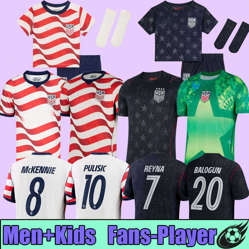 usas soccerjersey 2026 PULISIC MCKENNIE 26 27 Lifestyle Retro goalkeeper pre match America Football Shirt United States World Cup USAs jersey USMNT PLAYER Men Kits