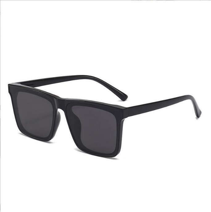 Fashion Korean Style Personality Square Frame High-End Men's Polarized Sunglasses Trendy Chunjinqiuli
