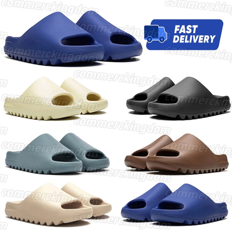 Men Women Bone Onyx Pure Sandals Bone Black White Desert Slides Flip Flops Beach waterproof Shoes